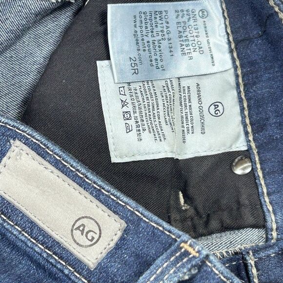 Adriano Goldschmied Jeans Womens 25R Farrah Skinny Ankle High Rise Dark Wash - Picture 5 of 15